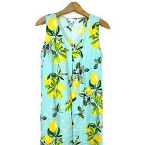 J Jill Linen Lemon Sundress, XS